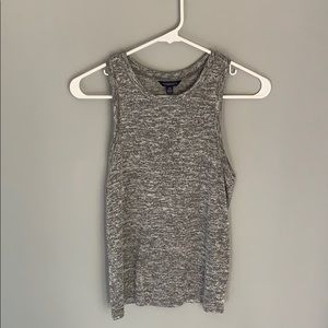 Aeropostale heather grey cropped tank top